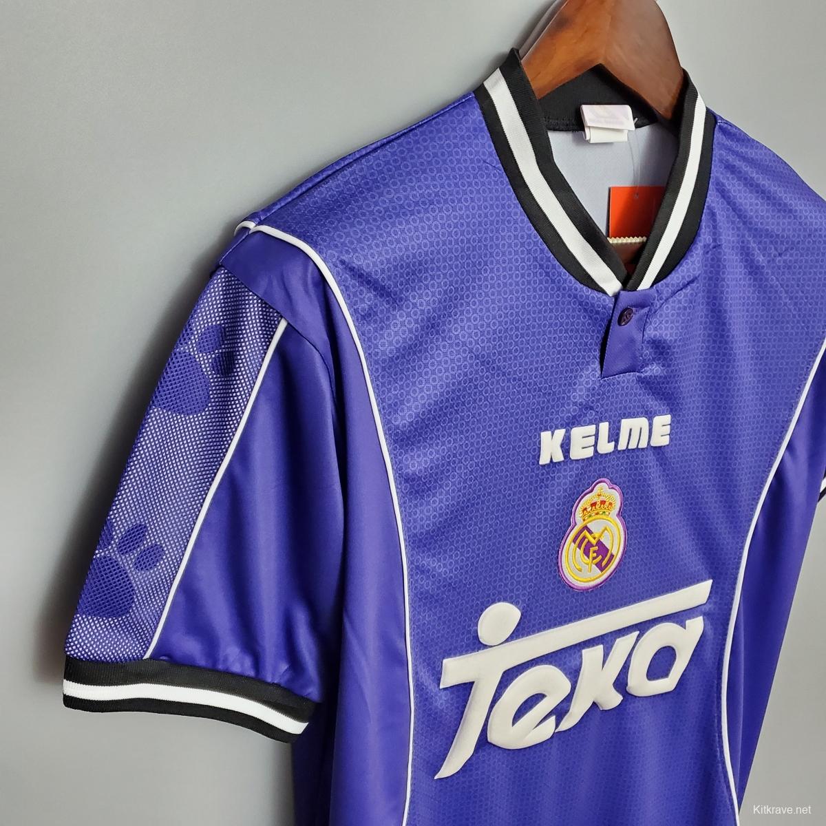 Retro Real Madrid 97/98 away Soccer Jersey