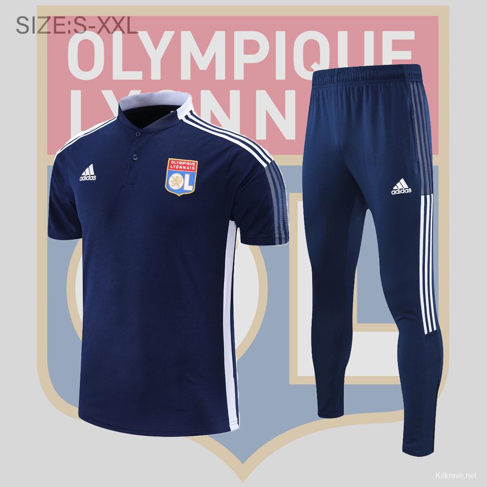 Olympique Lyonnais POLO kit dark blue (not supported to be sold separately)