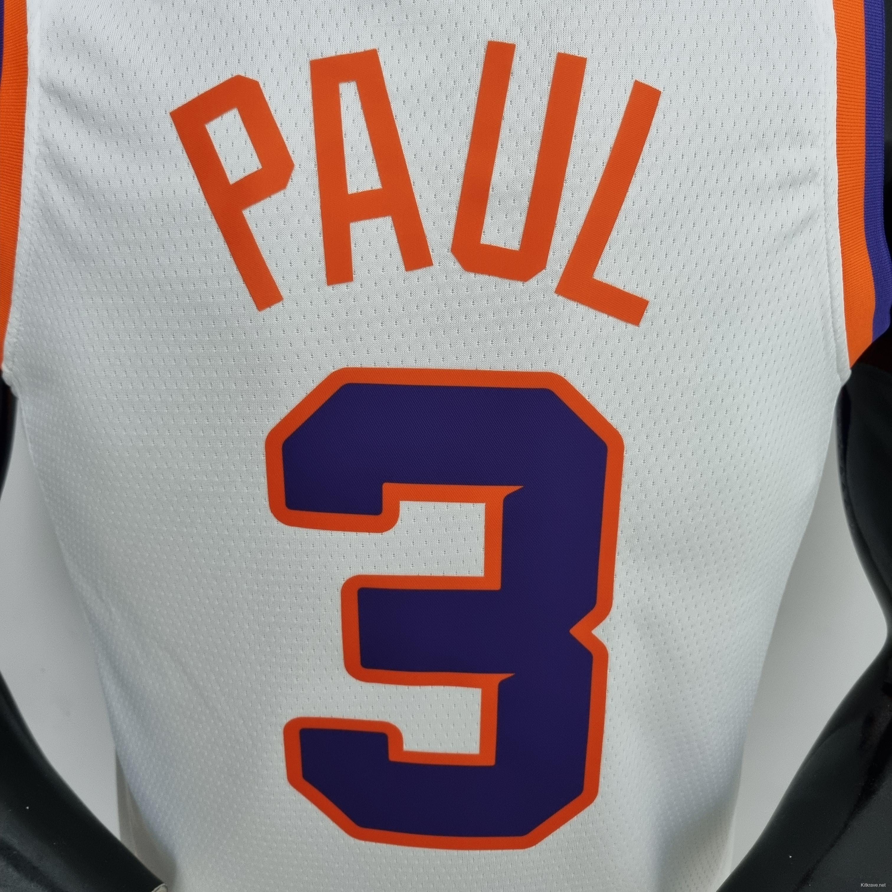 75th Anniversary Paul #3 Phoenix Suns White NBA Jersey