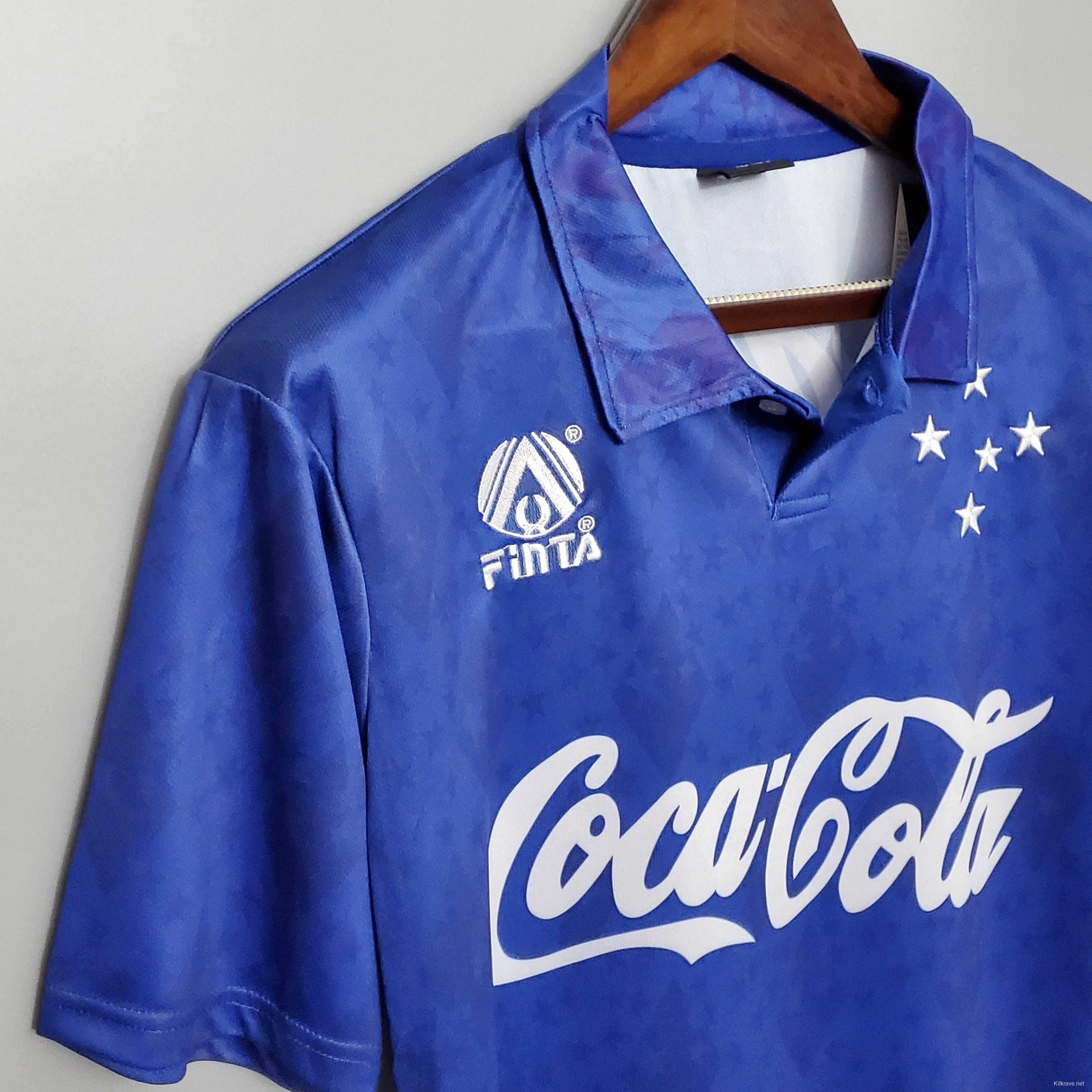 Retro Cruzeiro 93/94 home Soccer Jersey