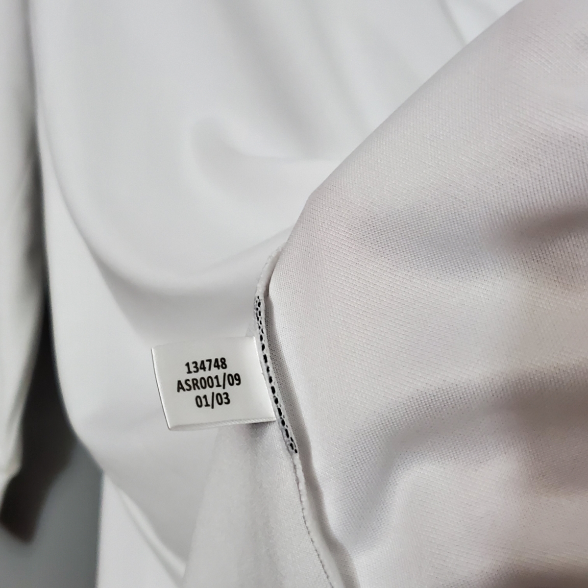 Retro Long Sleeve 01/02 Real Madrid Home Champion league Jersey (No Sponsor)