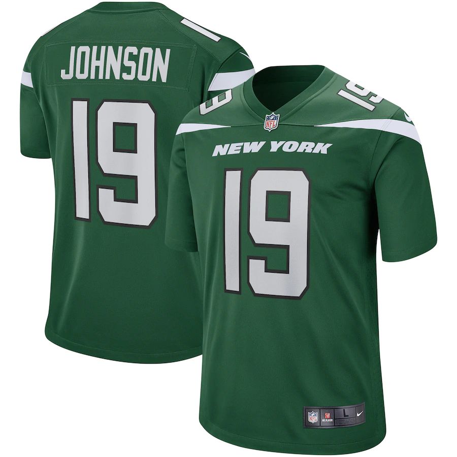 Men's Keyshawn Johnson Gotham Green Retired Player Limited Team Jersey