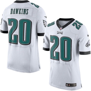 Men's Brian Dawkins White Retired Player Elite Team Jersey