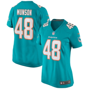 Women's Calvin Munson Aqua Player Limited Team Jersey