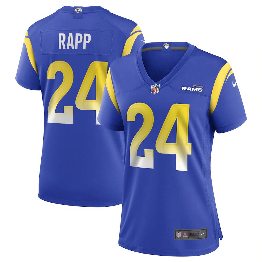 Women's Taylor Rapp Royal Player Limited Team Jersey