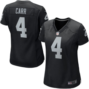 Women's Derek Carr Black Player Limited Team Jersey