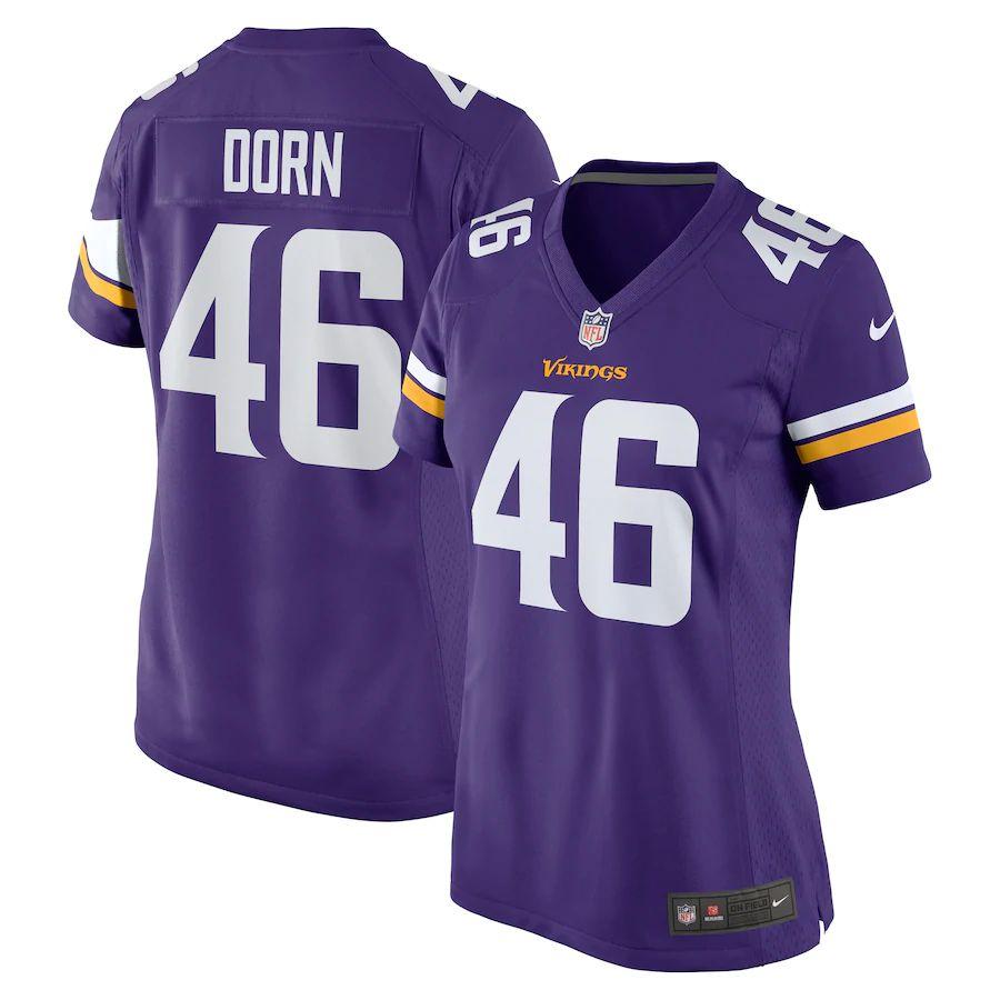 Women's Myles Dorn Purple Player Limited Team Jersey