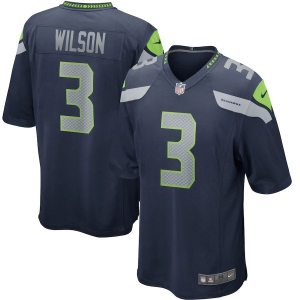 Men's Russell Wilson Navy Player Limited Team Jersey