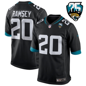 Men's Jalen Ramsey Black 25th Season Player Limited Team Jersey