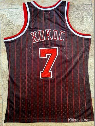 Men's Toni Kukoc Black Retro Classic Team Jersey