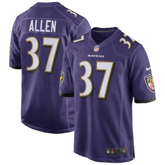 Men's Javorius Allen Purple Player Limited Team Jersey
