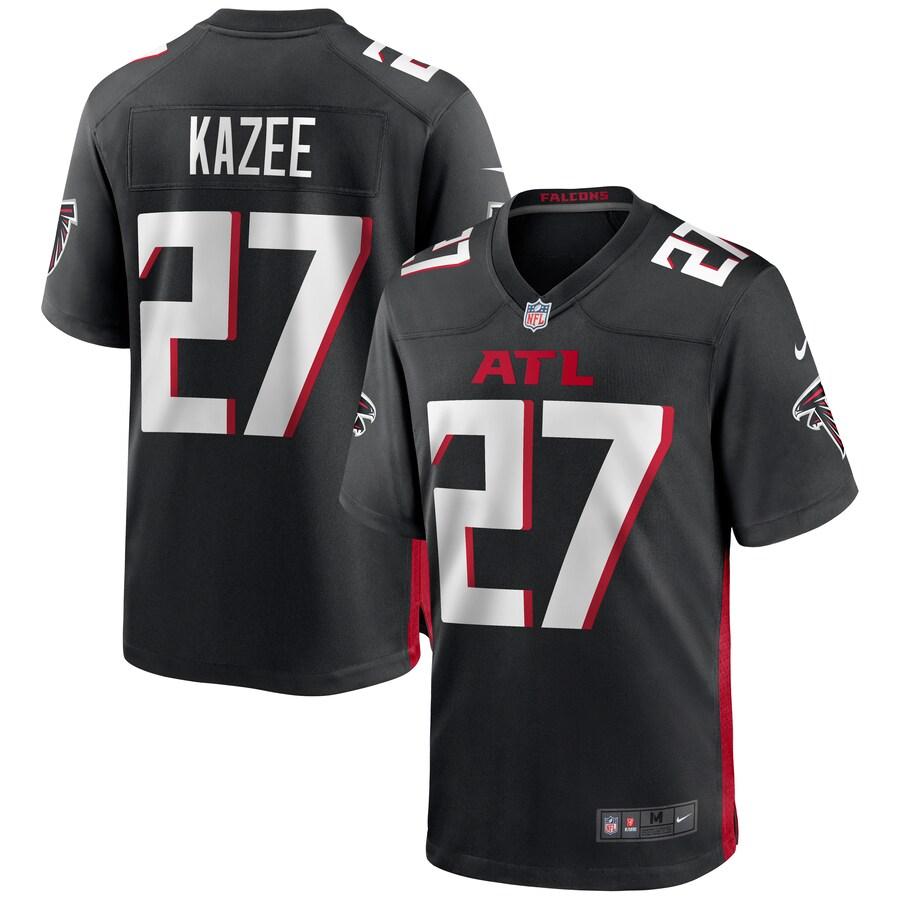 Men's Damontae Kazee Black Player Limited Team Jersey