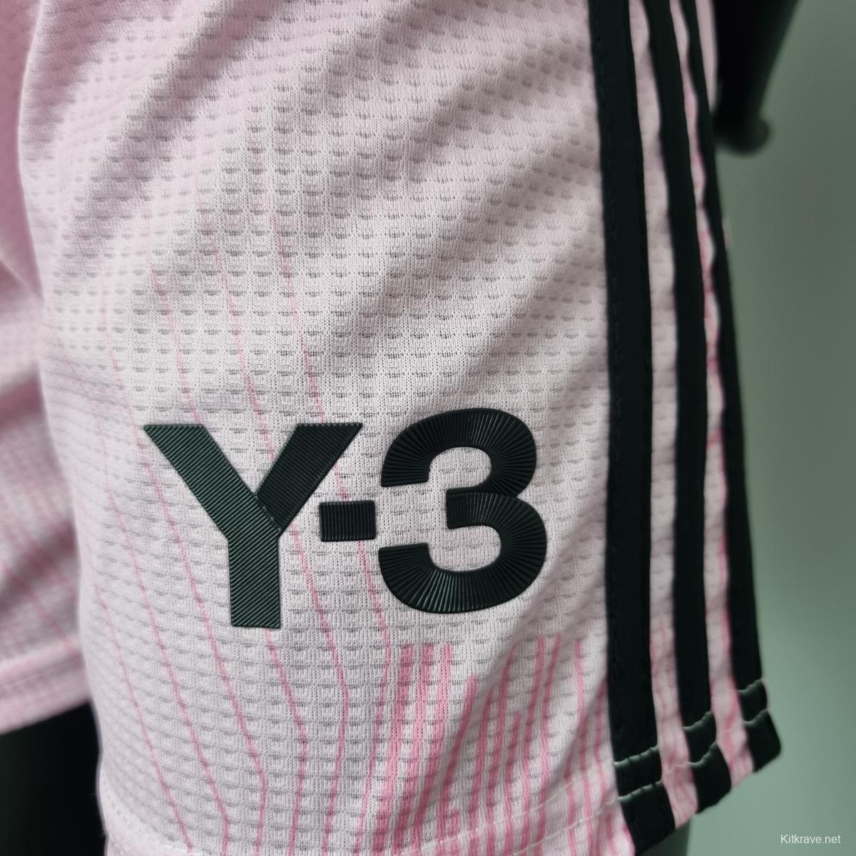 22/23 Real Madrid Y3 kids pink Soccer Jersey