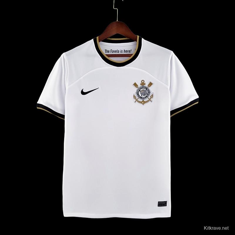 22/23 Corinthians Home  Soccer Jersey