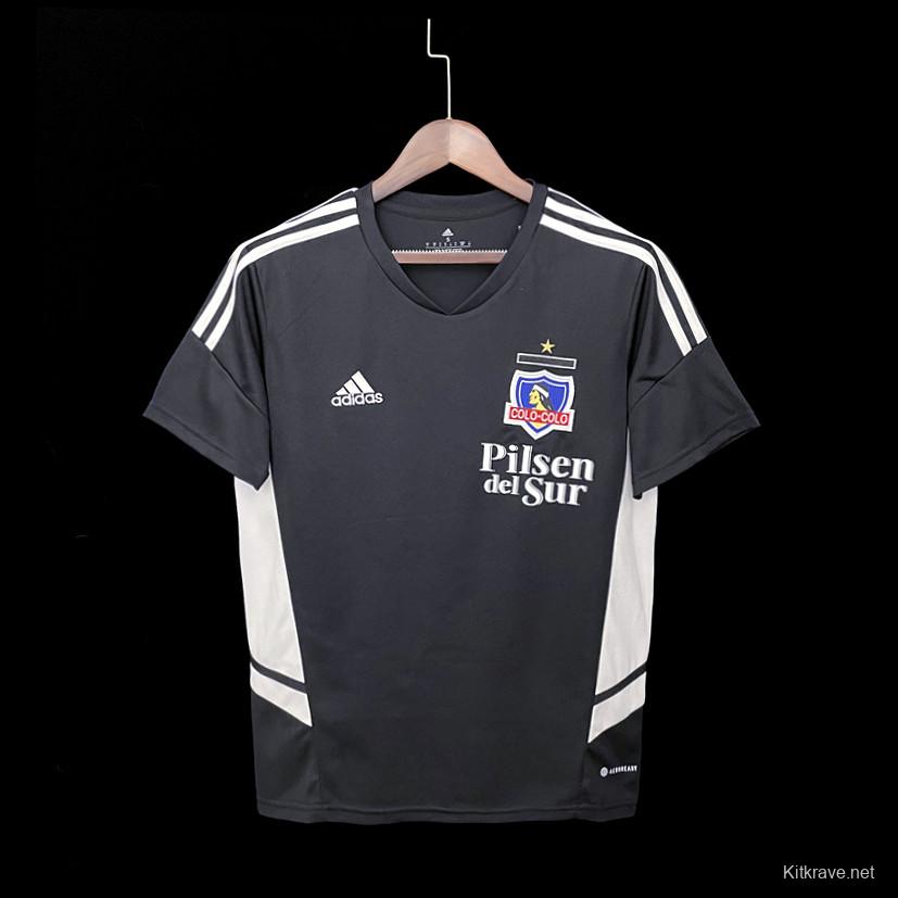 22/23 Colo Colo Training Black Soccer Jersey