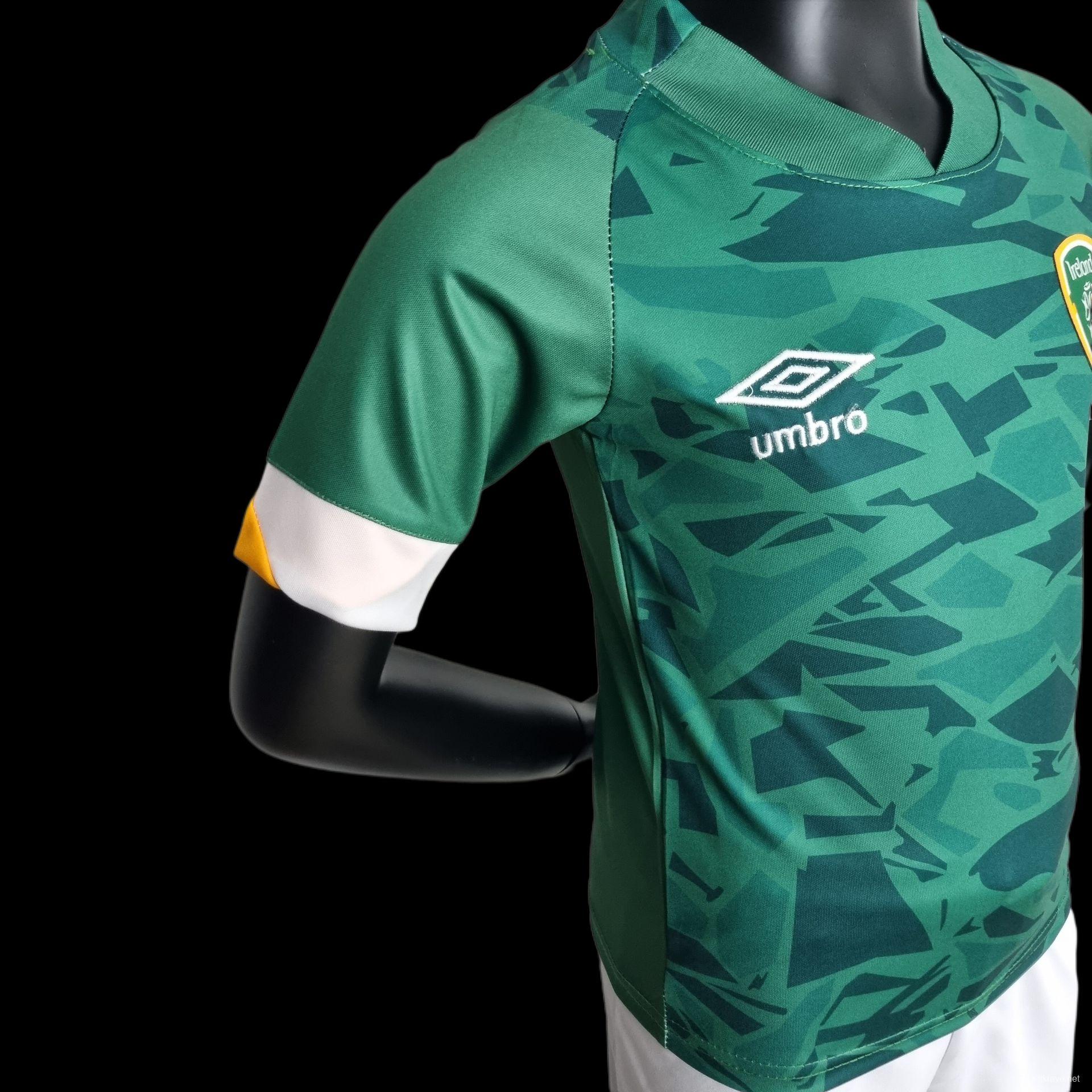 2022 Ireland Kids Home  16-28 Soccer Jersey