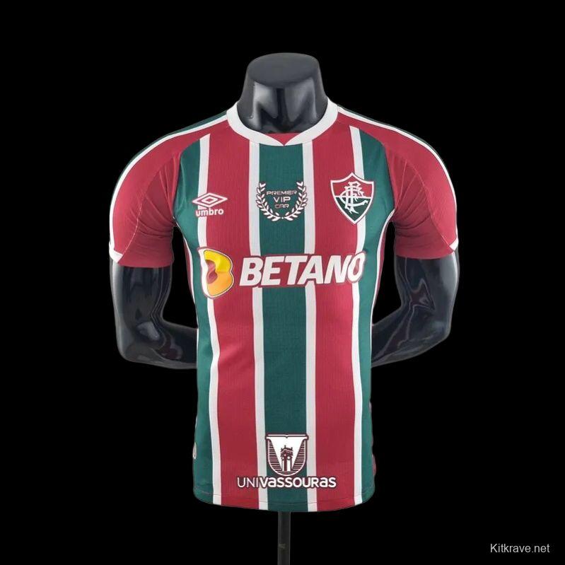 Player Version 22/23 All Sponsors Fluminense Home Soccer Jersey