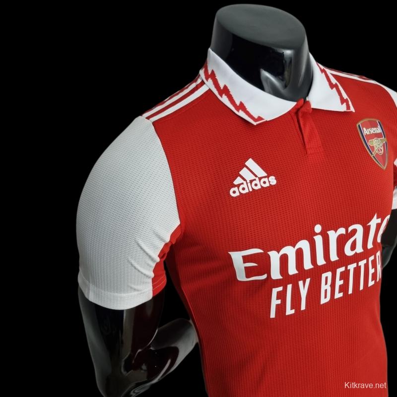 Player Version 22/23 Arsenal Home Soccer Jersey