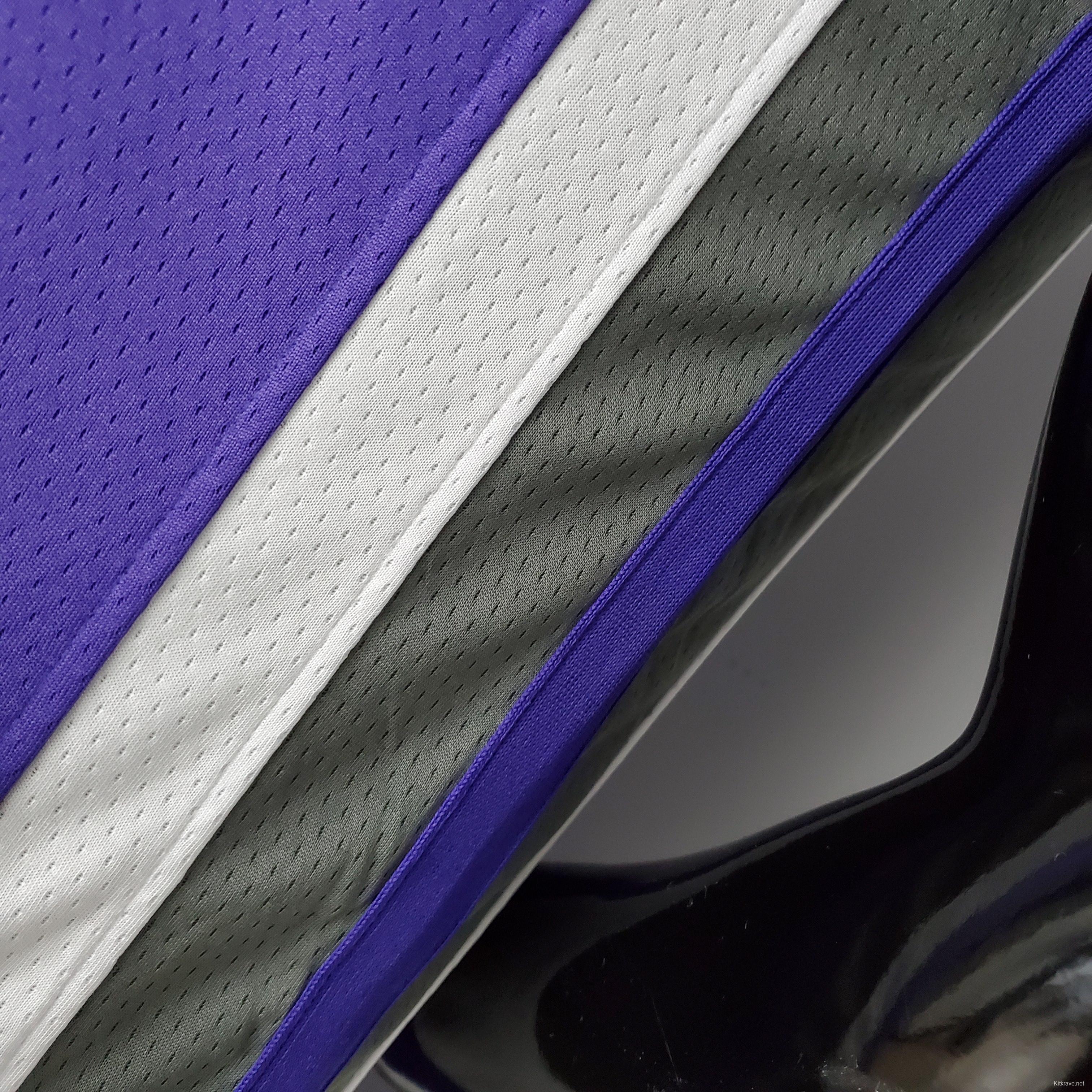 NBA 75th Anniversary Kings Williams#55 Black Purple Jersey