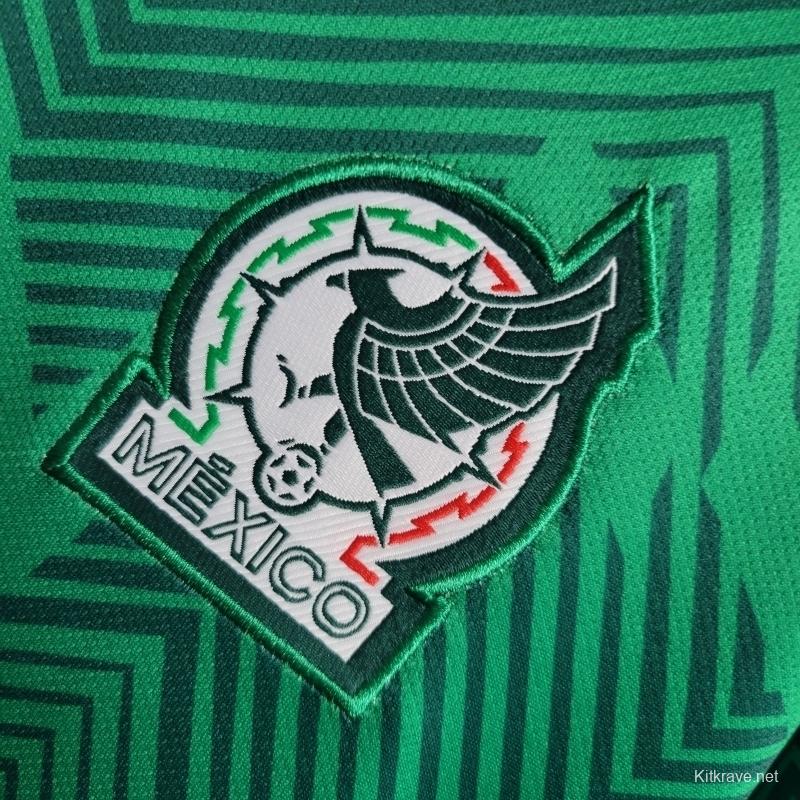 2022 Women's Mexico Home Soccer Jersey