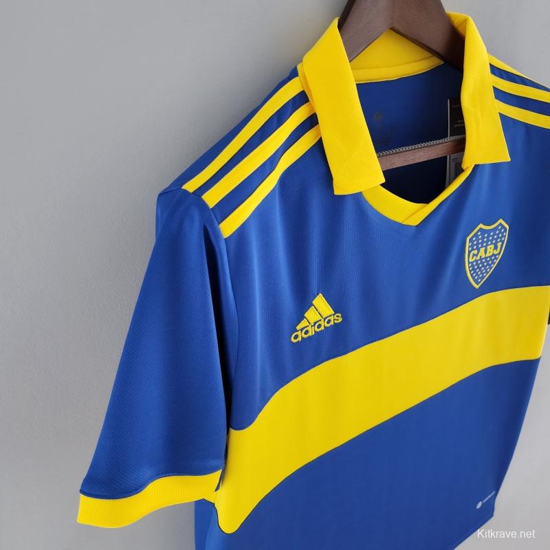 22/23 Boca Juniors Home Soccer Jersey