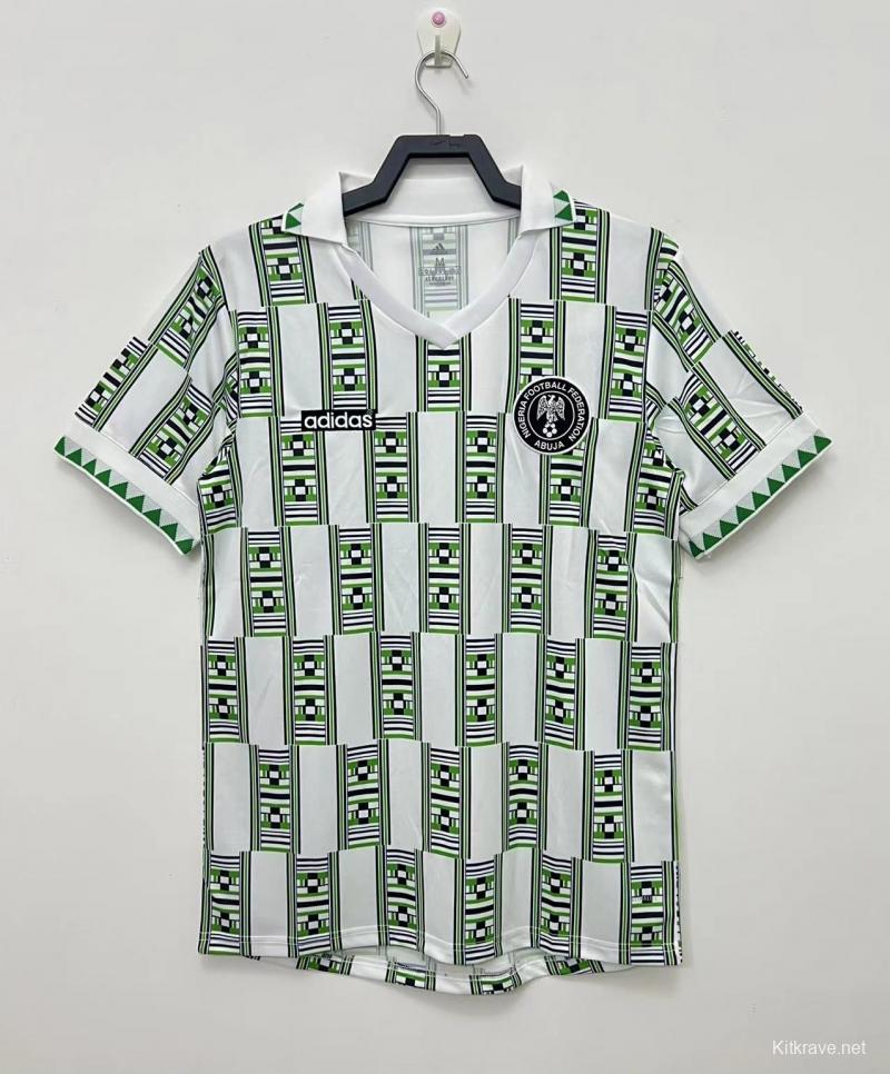 Retro 1994 Nigeria Home Soccer Jersey