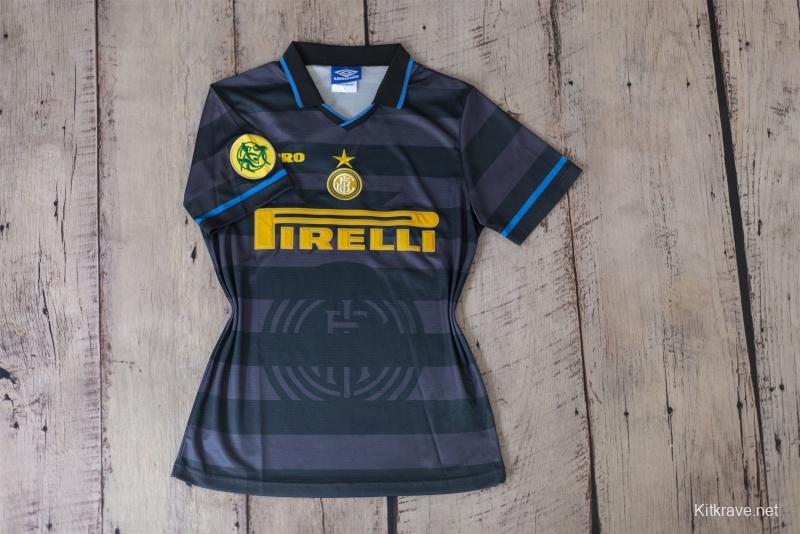 RETRO 97/98 Second Away Game Of Inter Milan Soccer Jersey