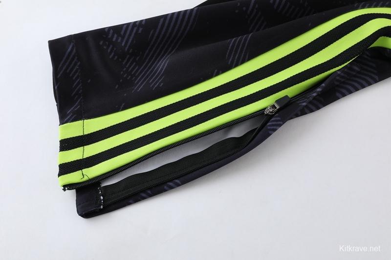 2023 Manchester United Dark Green Half Zipper Tracksuit