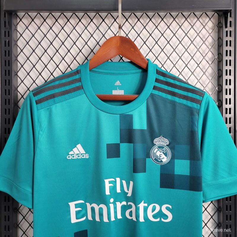 Retro 17-18 Real Madrid Third Blue Jersey