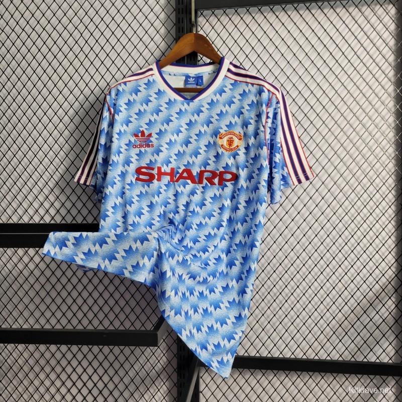 Retro 90/92 Manchester United Away Jersey