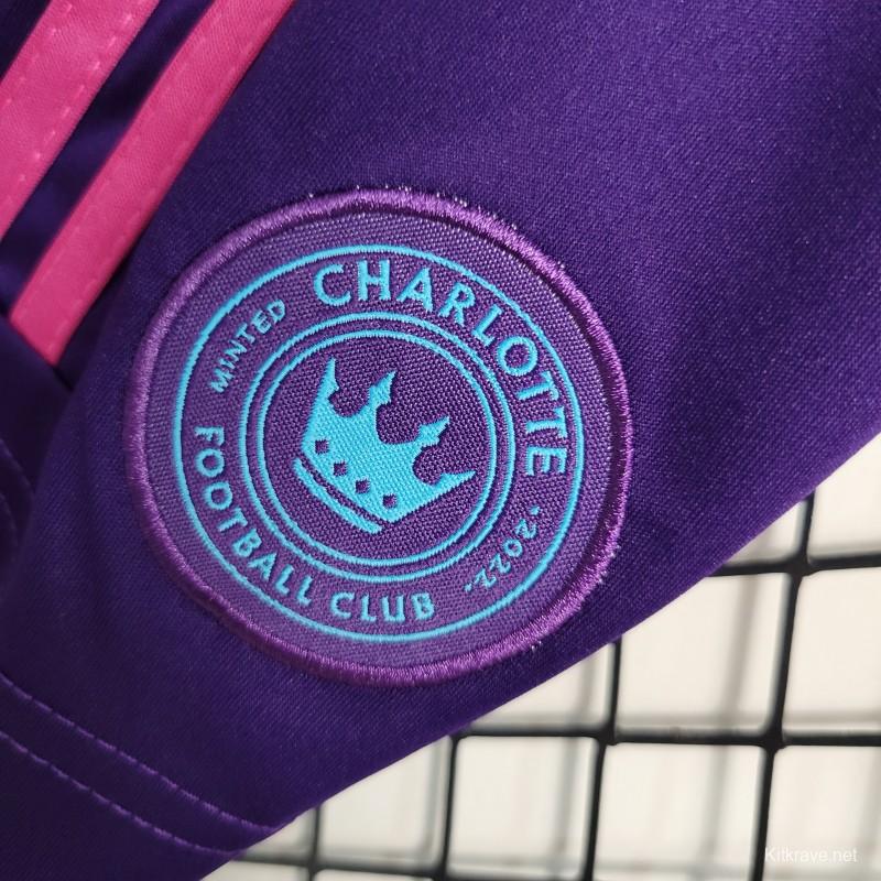 23-24 KIDS Charlotte Away Purple Jersey Size 16-28