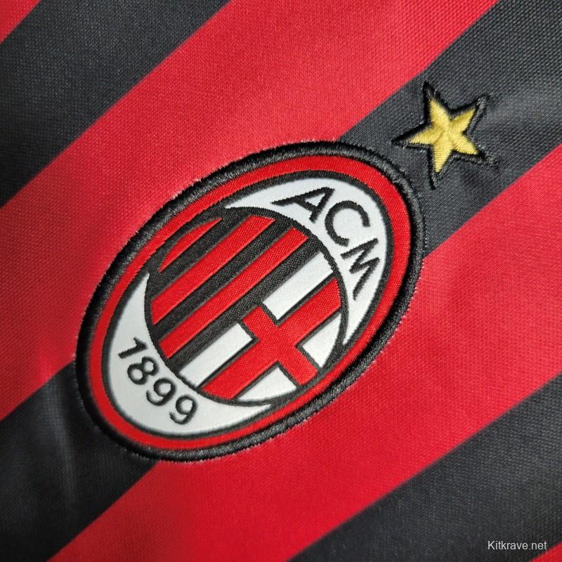 Retro 16-17 AC Milan Home Soccer Jersey