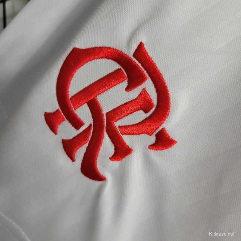 23-24 Flamengo White Icon Shorts