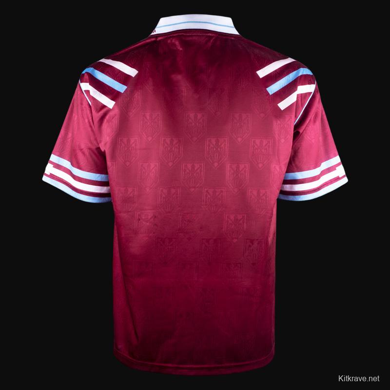 Retro 93/94 West Ham Home Jersey