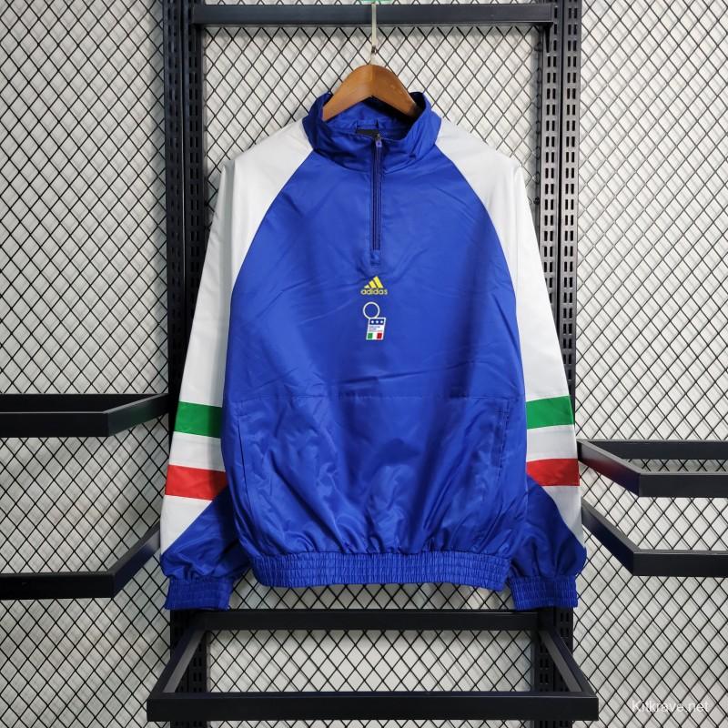 23-24 Italy Blue Windbreaker