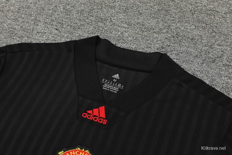 23-24 Manchester United Black Remake Icon Short Sleeve Jersey+Shorts