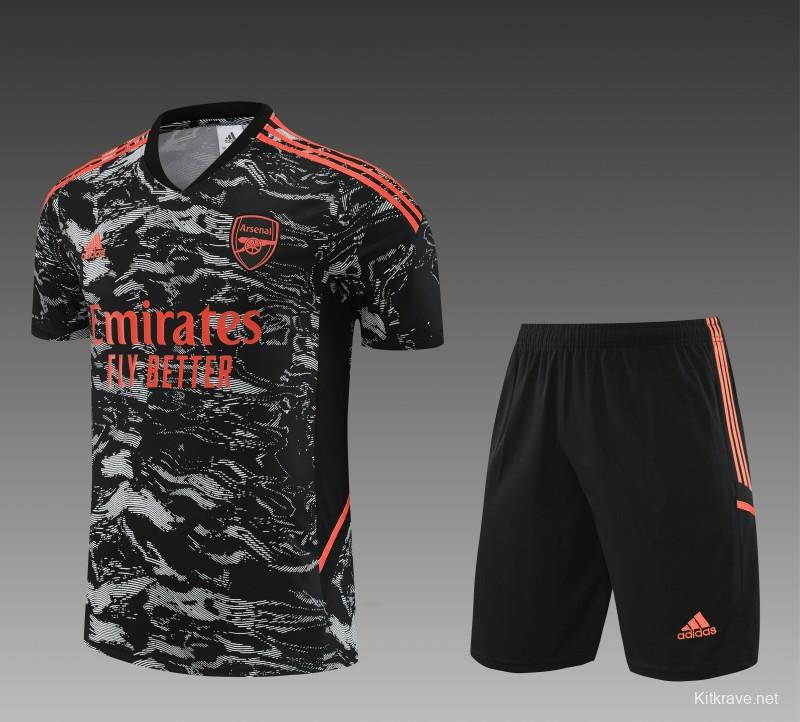 23 24 Arsenal Black Special Short Sleeve+Shorts