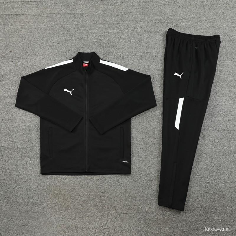 23/24 PUMA Black Full Zipper Hooide Jacket+Pants