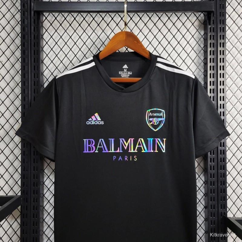 24/25 Arsenal x Balmain  Black Training Jersey