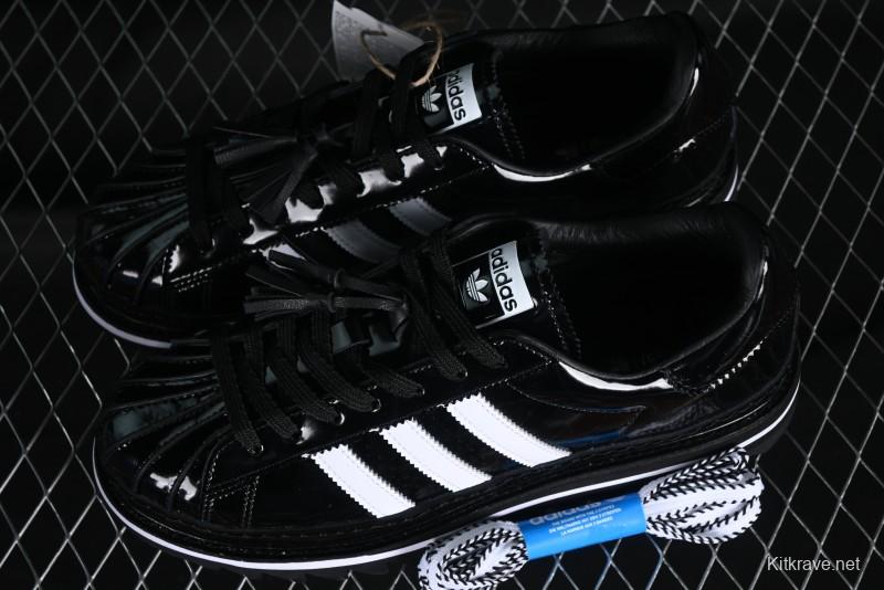 Adidas Clot x Superstar IH5953 Preppy Style Leather Sneakers with Shell Toe - IH5953