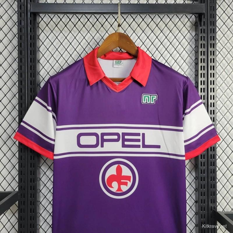 Retro 84/85 ACF Fiorentina Home Jersey