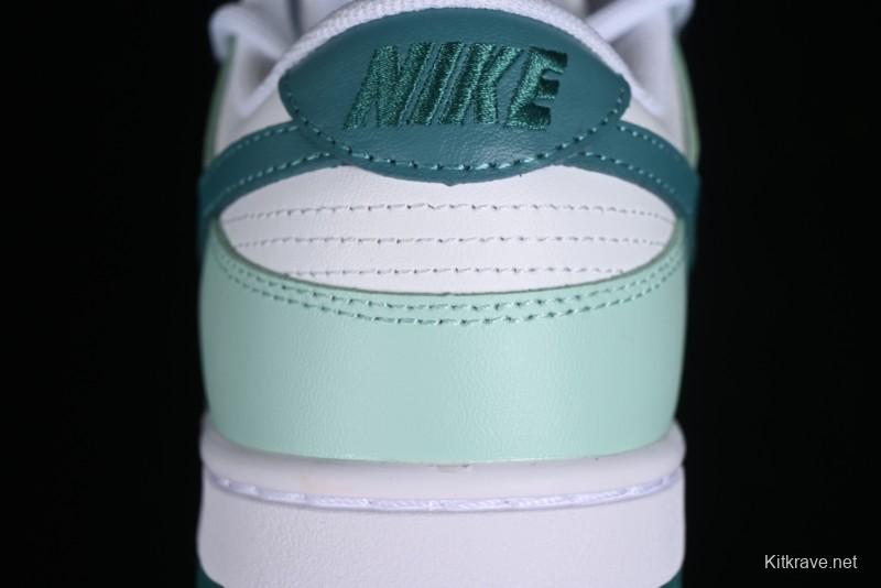 Nike SB Dunk Low White Green Skateboarding Shoes - FD9911-101