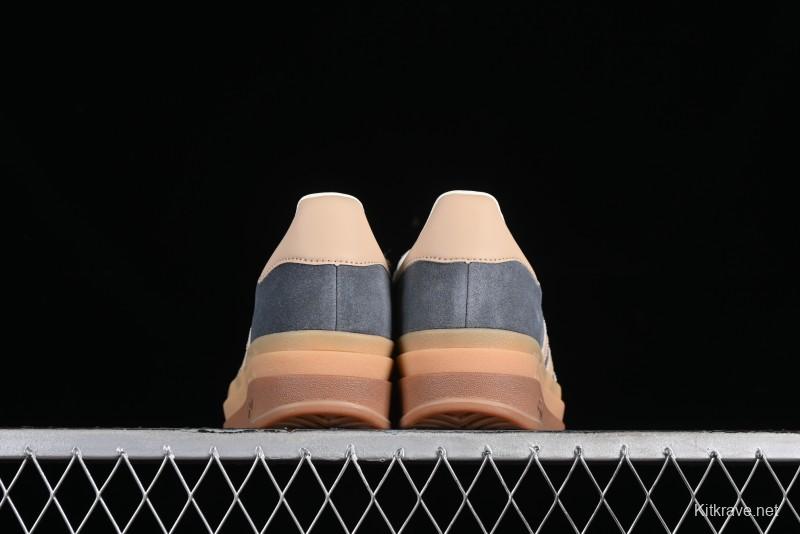 Adidas Originals Gazelle Bold IE0428 Low-Top Sneakers with Thick Sole for Casual Wear Anti-Slip and Durable - IE0428