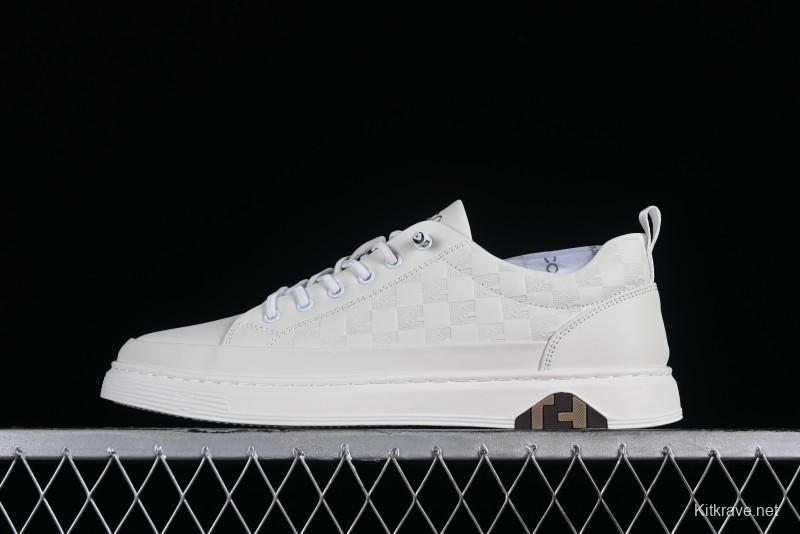 ECCO Soft 7 Classic Slip-On Loafers with Mosaic Pattern - 63231601002