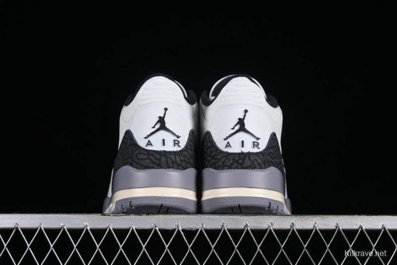 Nike Air Jordan 3 Retro Cement Grey Sneakers - CT8532-106