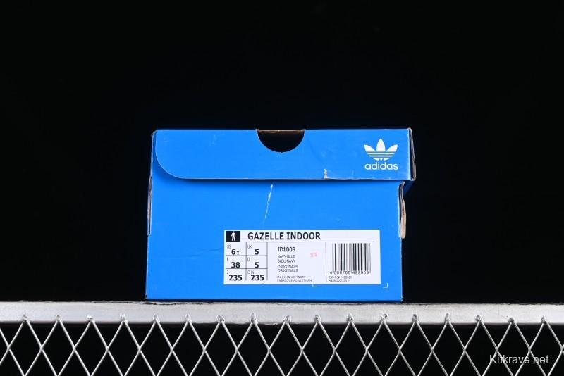 Adidas Originals Gazelle Indoor ID1008 Retro Casual Slip-Resistant Wear-Resistant Low-Top Skate Shoes