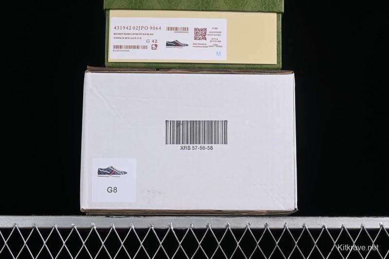 Gucci Tennis 1977 Print Sneaker Retro Casual Canvas Shoes - 02JPO9064