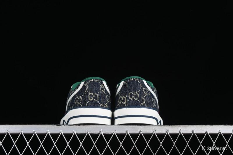 Gucci Tennis 1977 Print Sneaker Retro Casual Canvas Shoes - 02JPO9064