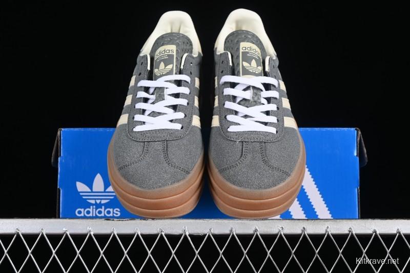 Adidas Originals Gazelle Bold IE0428 Low-Top Sneakers with Thick Sole for Casual Wear, Anti-Slip and Durable - IE0428