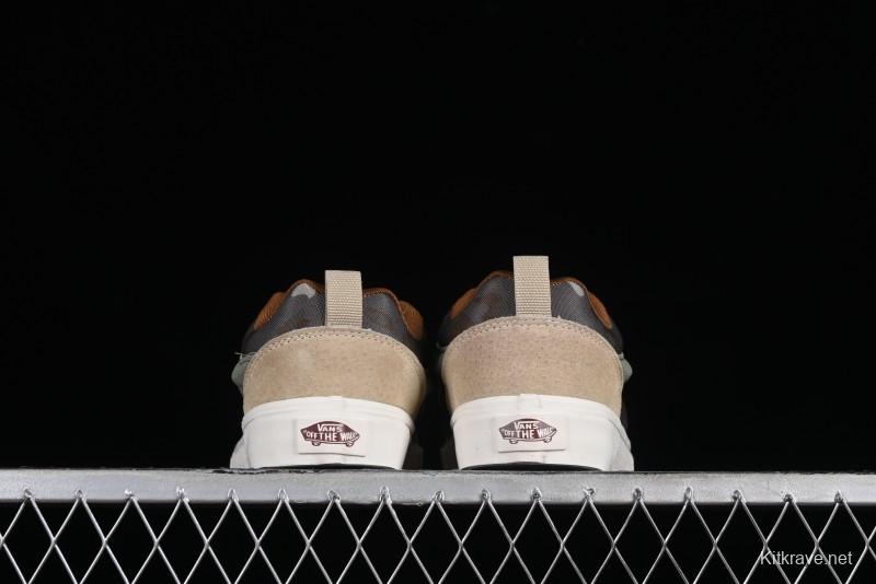 Vans Classics Knu Skool Desert Gray Green Chunky Tongue Bread Shoes - VN0007QC0WD